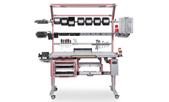 Workstations out of aluminium profiles