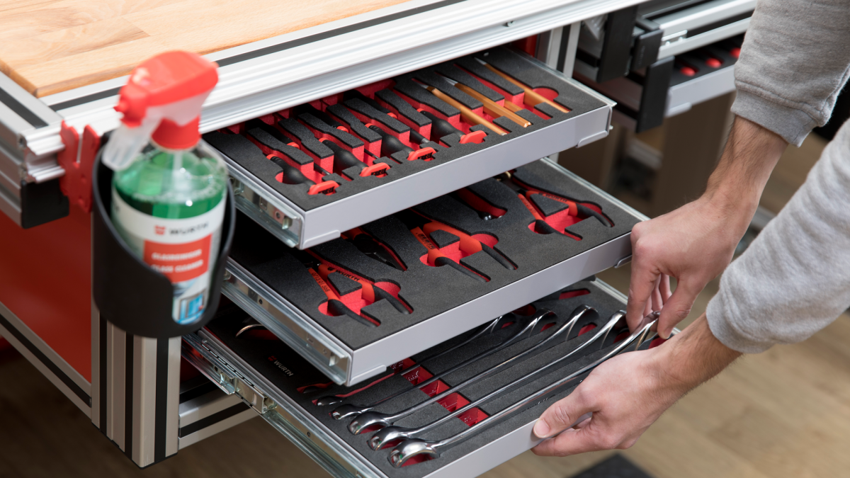 The optimal storage for tools