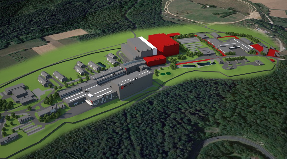 Projets de construction de Würth Industrie Service